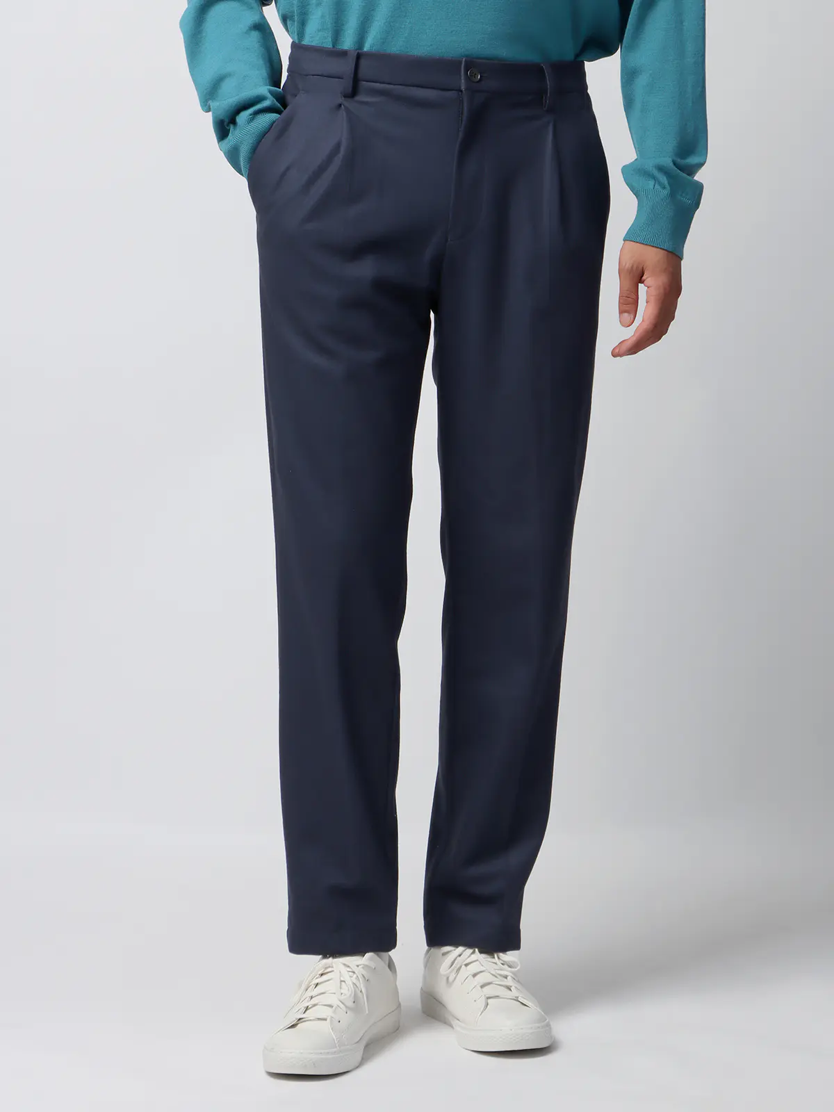 PERFORMANCE SUIT／ジャケット＆パンツセットアップ／ウォッシャブル／裾上げ済み ネイビー S