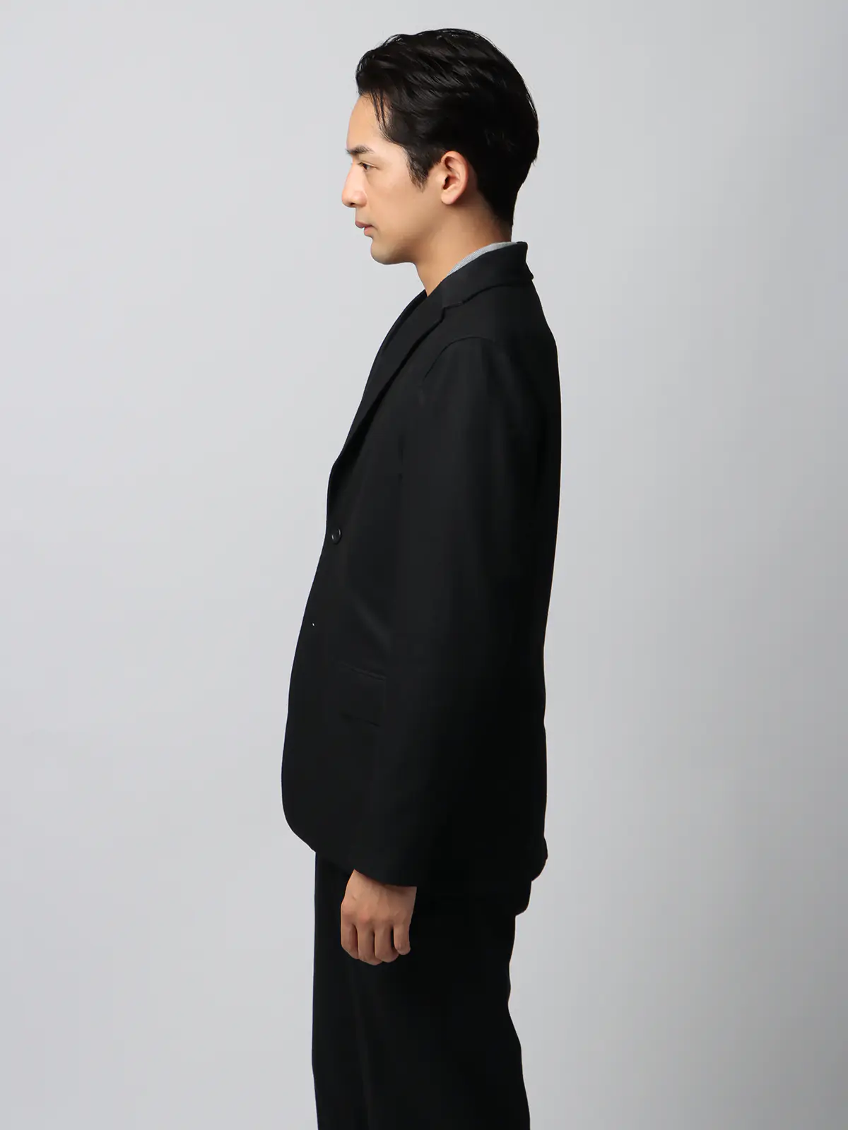 PERFORMANCE SUIT／ジャケット＆パンツセットアップ／ウォッシャブル／裾上げ済み ブラック S