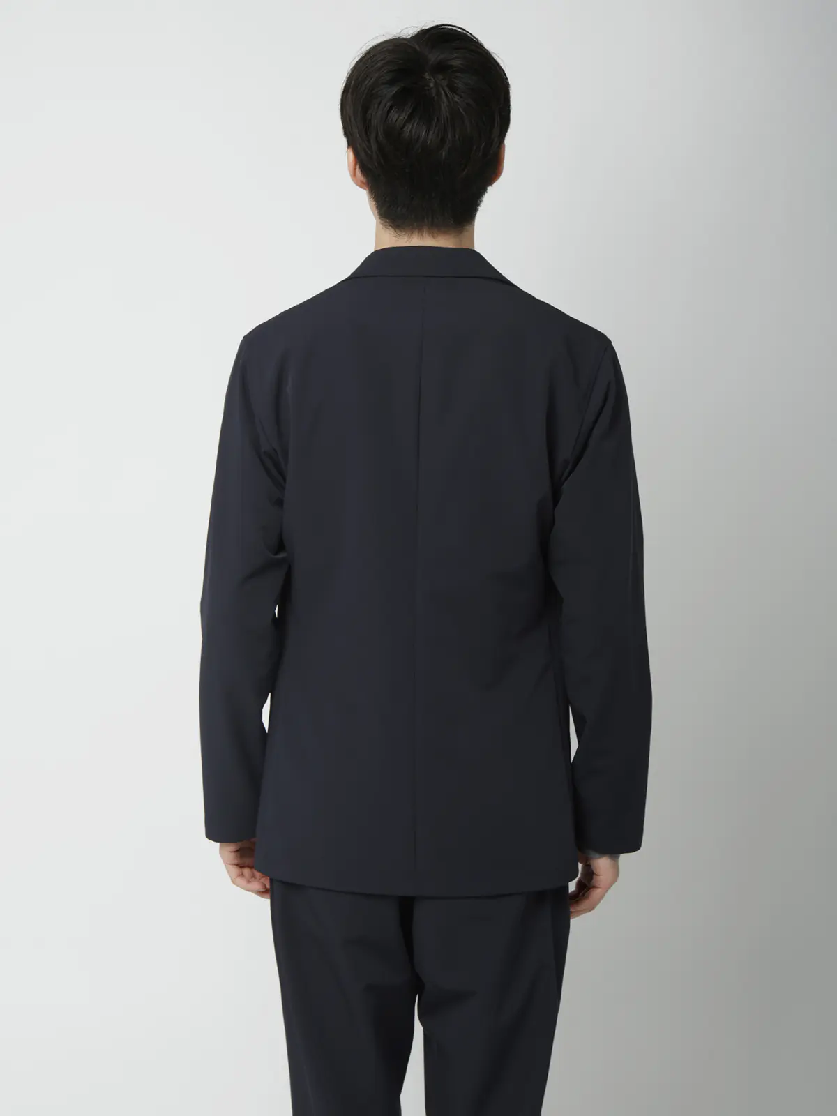 PERFORMANCE SUIT/ジャケット&パンツセットアップ/ウォッシャブル/無地/裾上げ済み ネイビー SS