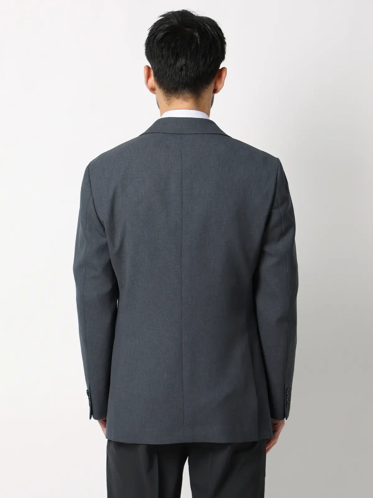 涼しい最高ジャケット/ウォッシャブル/ストレッチ/接触冷感/織柄/CH28 グレー S