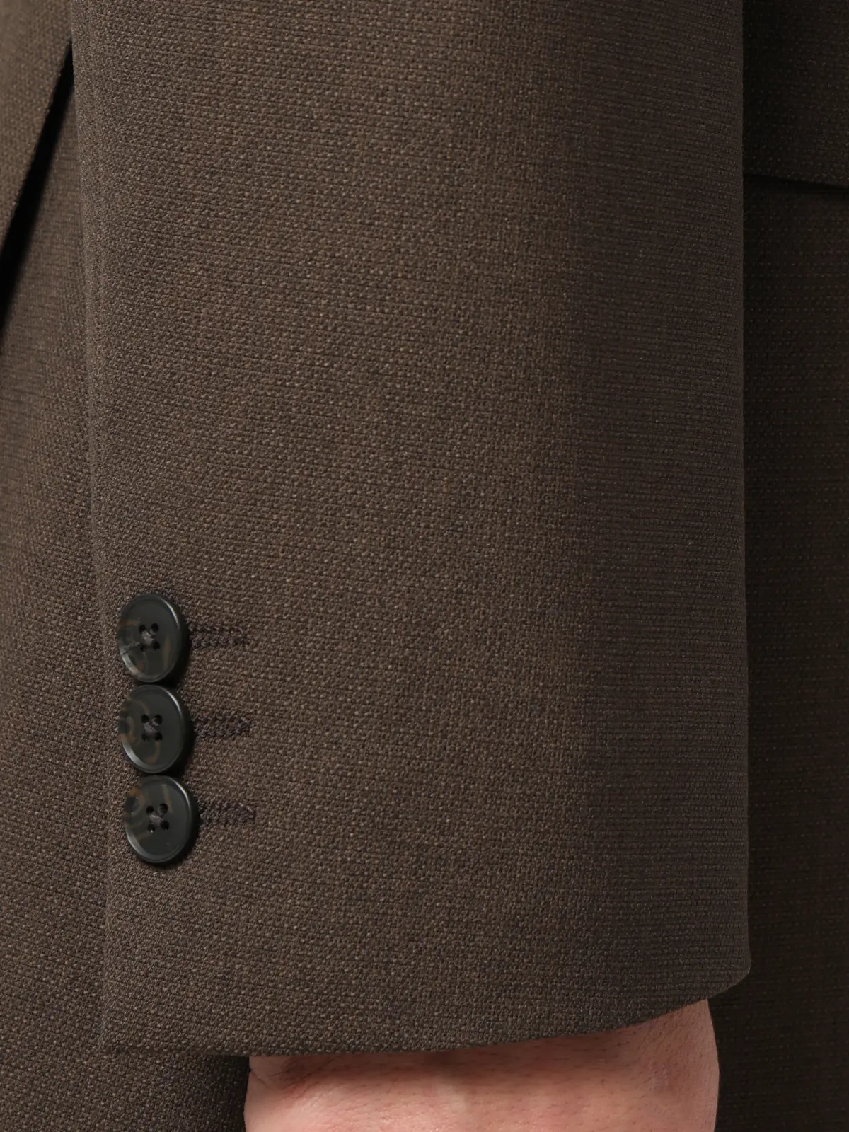 涼しい最高ジャケット／ウォッシャブル／ストレッチ／接触冷感／織柄／CH28 ブラウン S