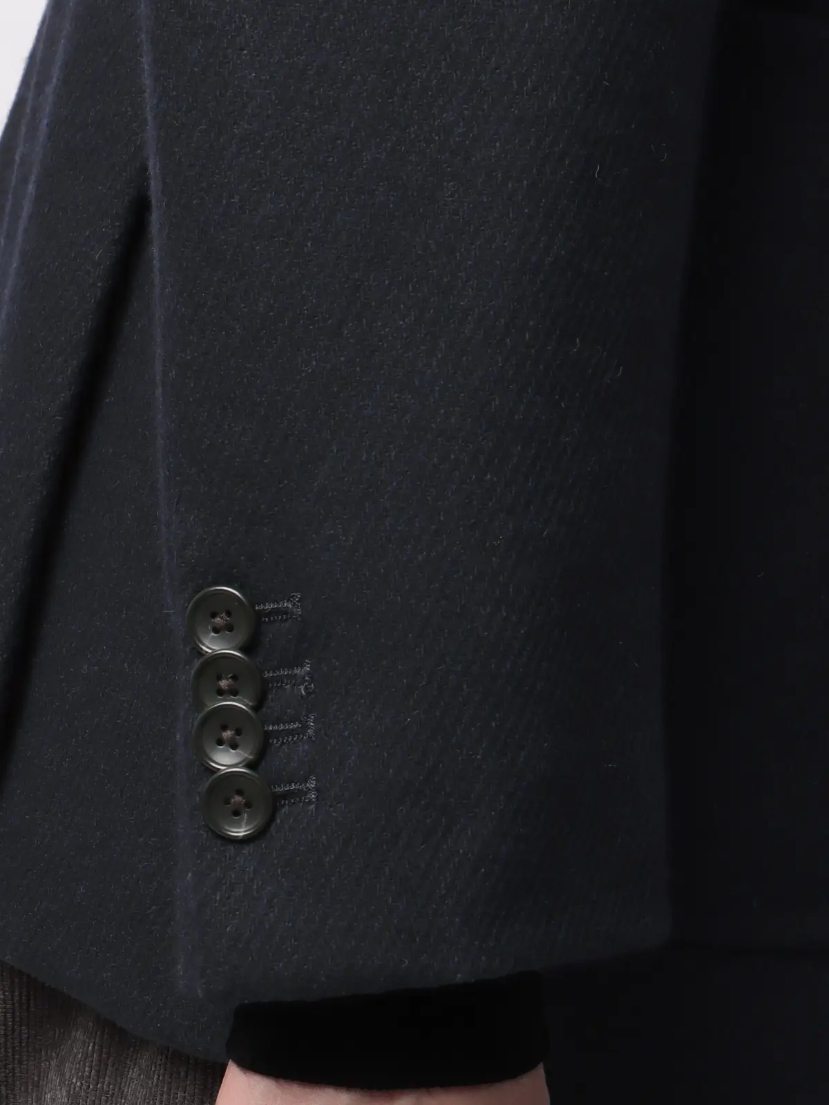 ジャケット／尾州／ウールカシミヤブレンド／ツイル／CR02 ネイビー SS