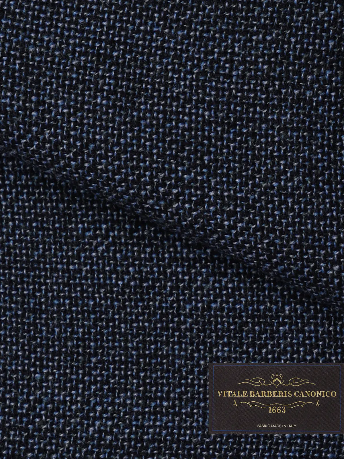 ジャケット／CANONICO／ウール／織柄／LE03 ブルー M