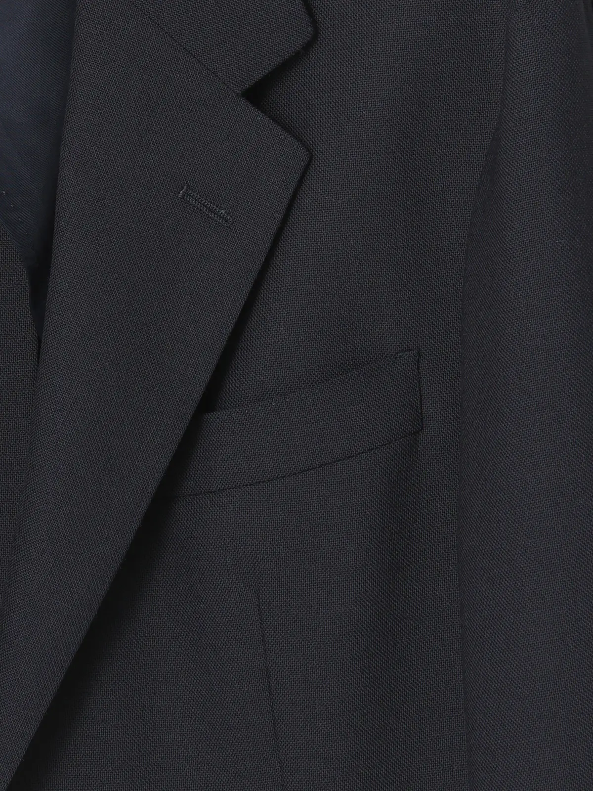 GOOVI／ジャケット／ハイツイストトロピカルウール／無地 ネイビー 0