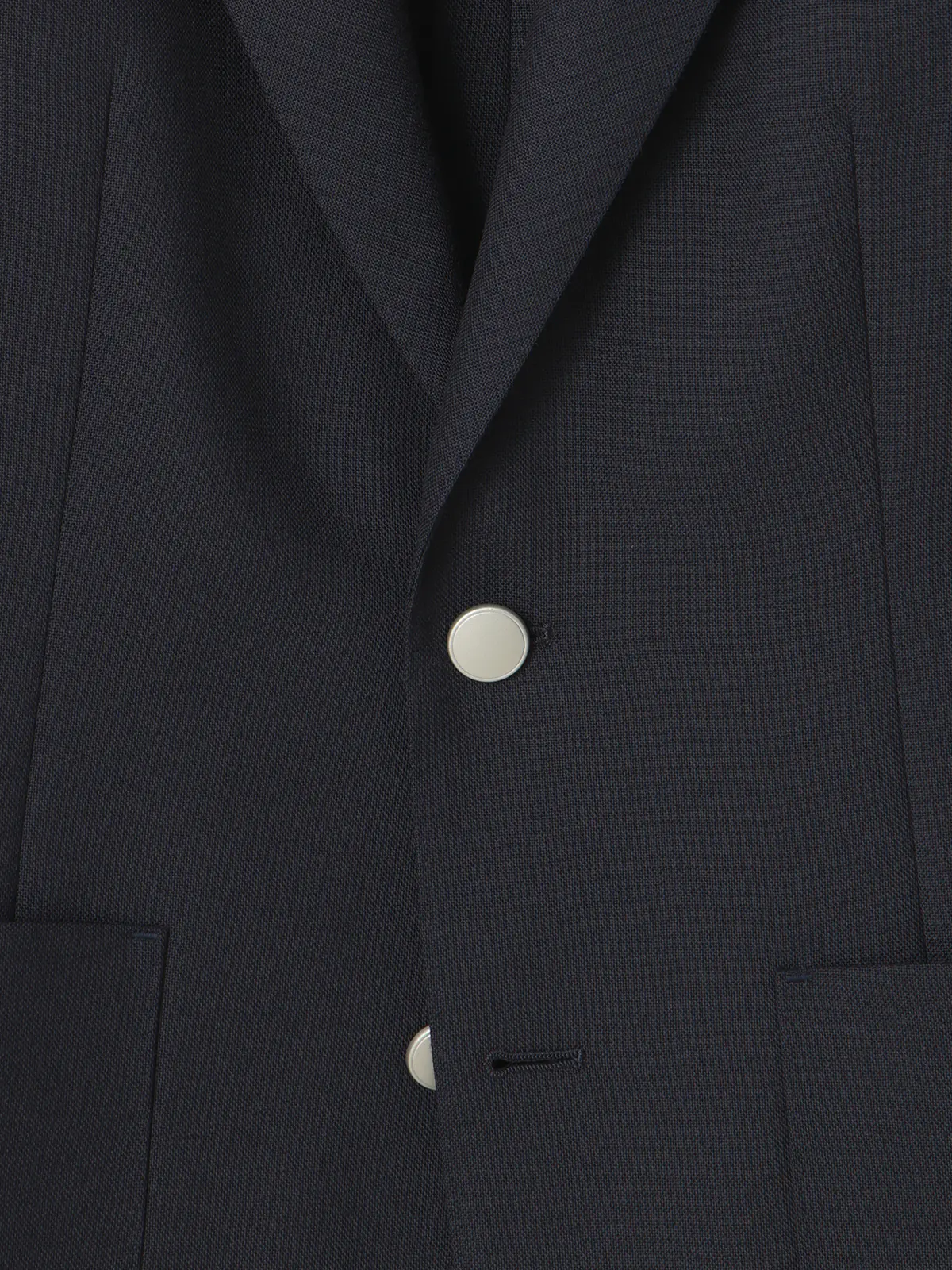 GOOVI／ジャケット／ハイツイストトロピカルウール／無地 ネイビー 0