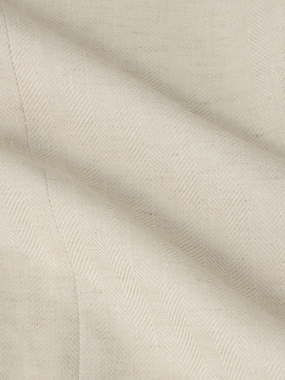 GOOVI／ジャケット／ウールリネンサマーツィード／ヘリンボーン ベージュ 0