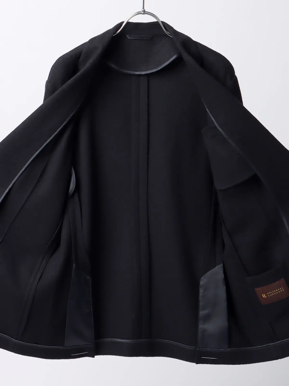 ジャケット/ストレッチ/パイルジャージー/無地/IM01 ネイビー M