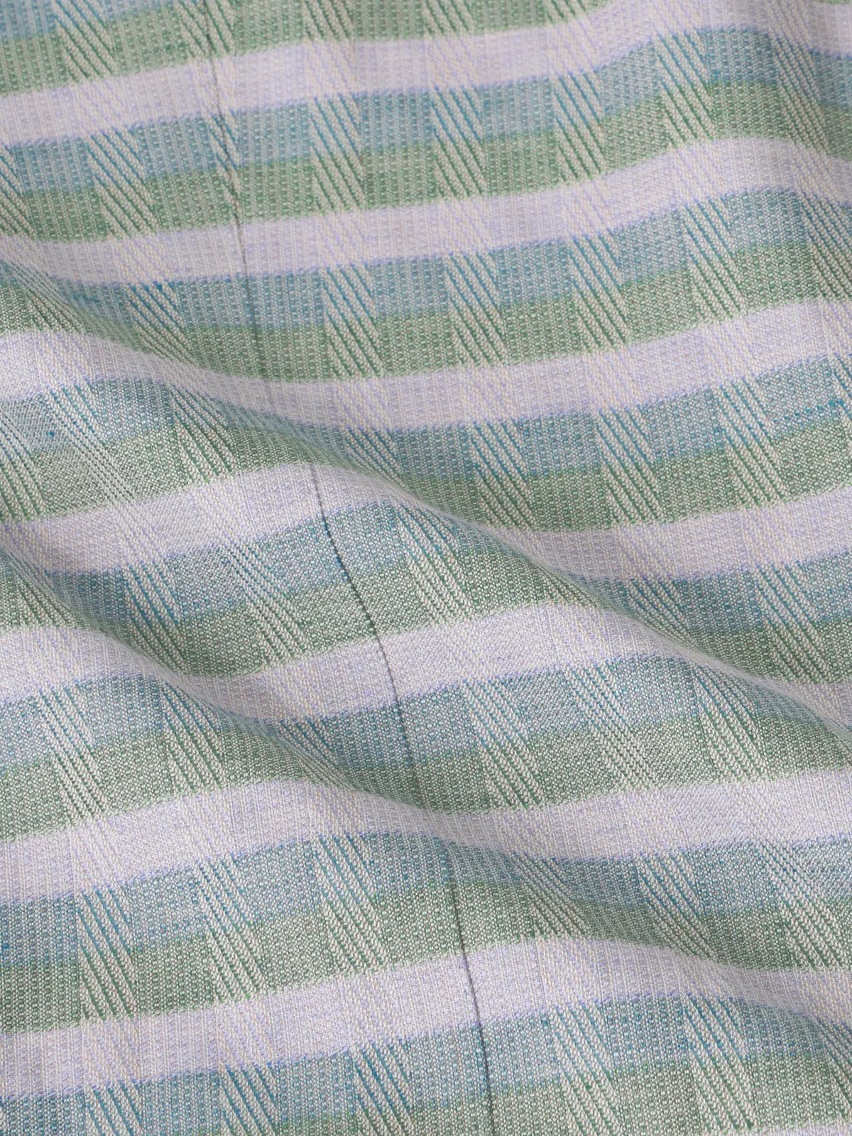 GOOVI/ダブルブレストジャケット/リネンコットンウールブレンド/ヴィンテージファンシーチェック ラベンダー 0