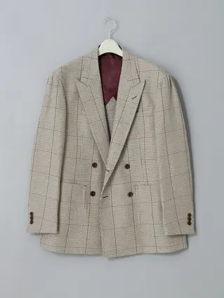 通年／GOOVI／ダブルブレストジャケット