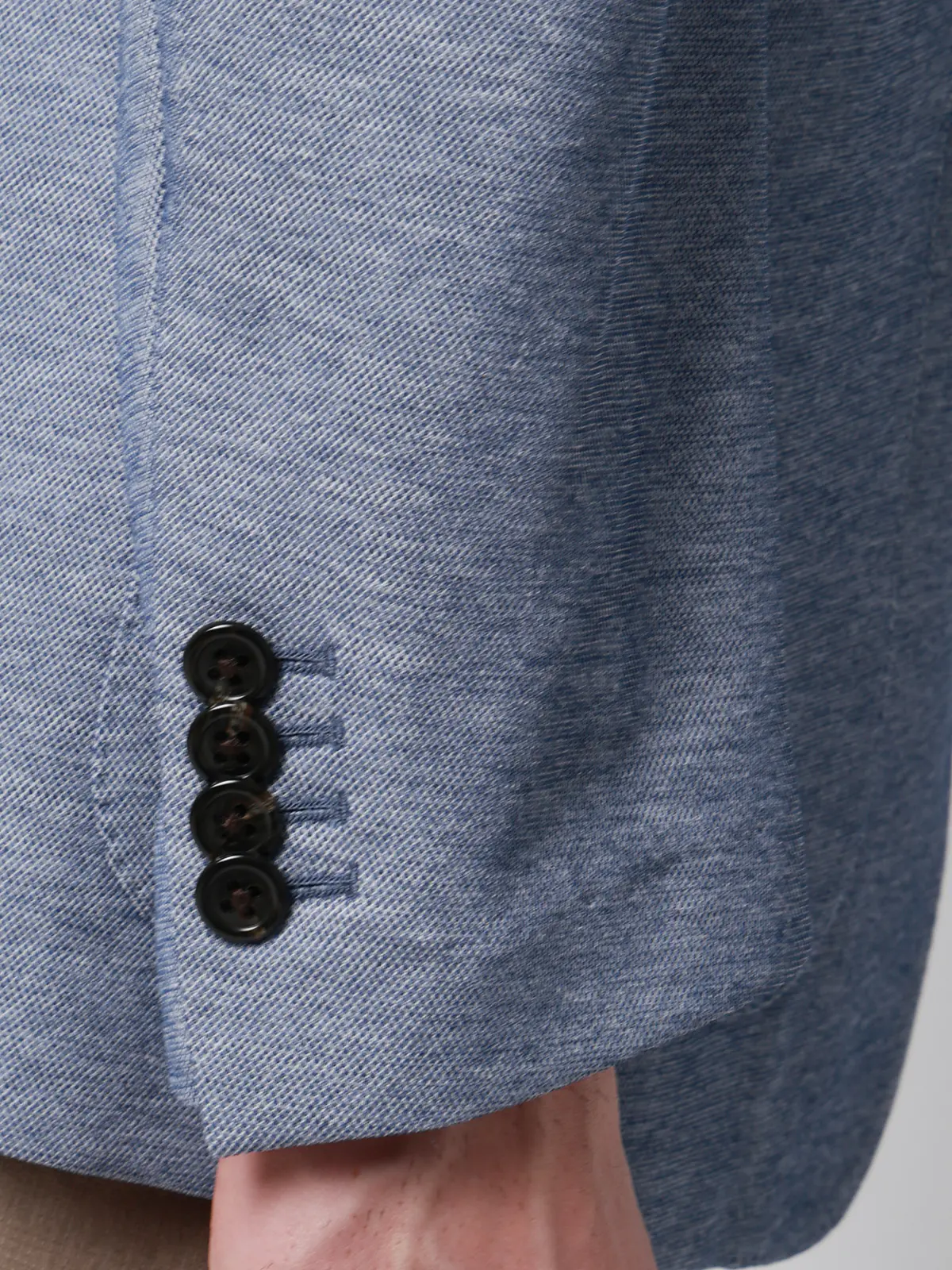 ジャケット／ウォッシャブル／ストレッチ／PARINE／ジャージー／CR03 ブルー S