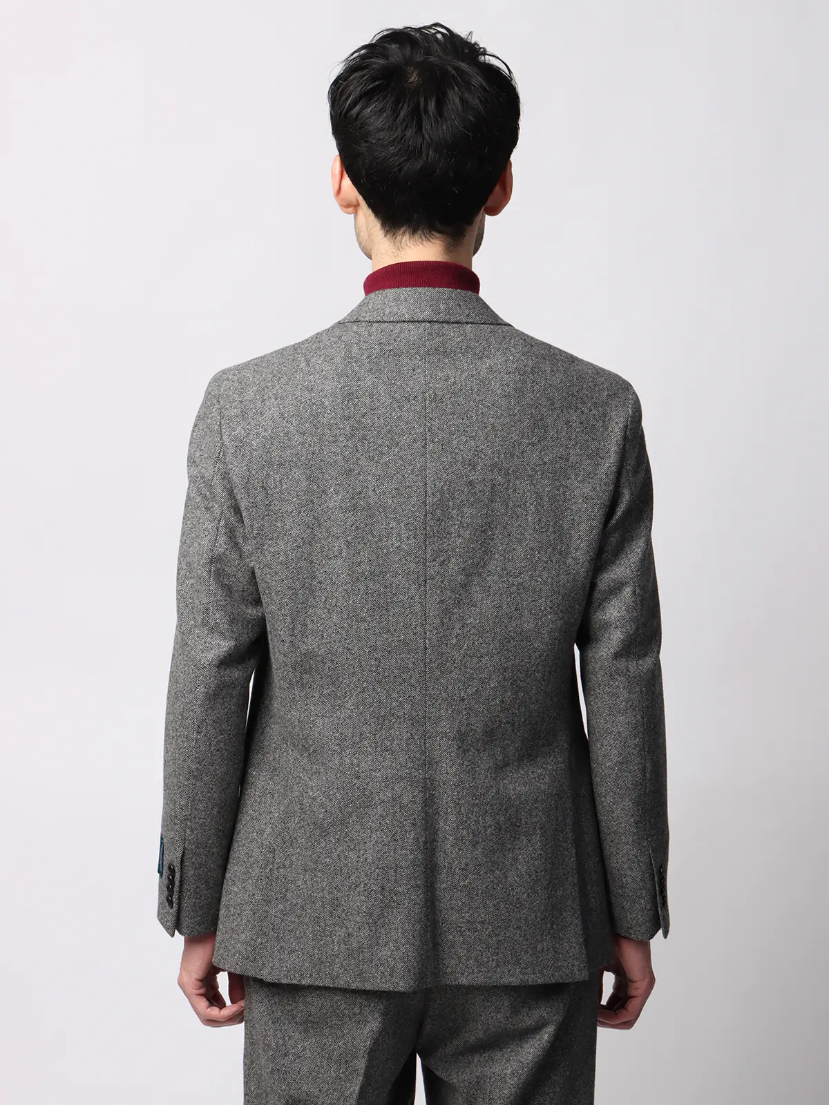 ジャケット／尾州／ウールカシミヤブレンド／ツイル／CR02 グレー SS