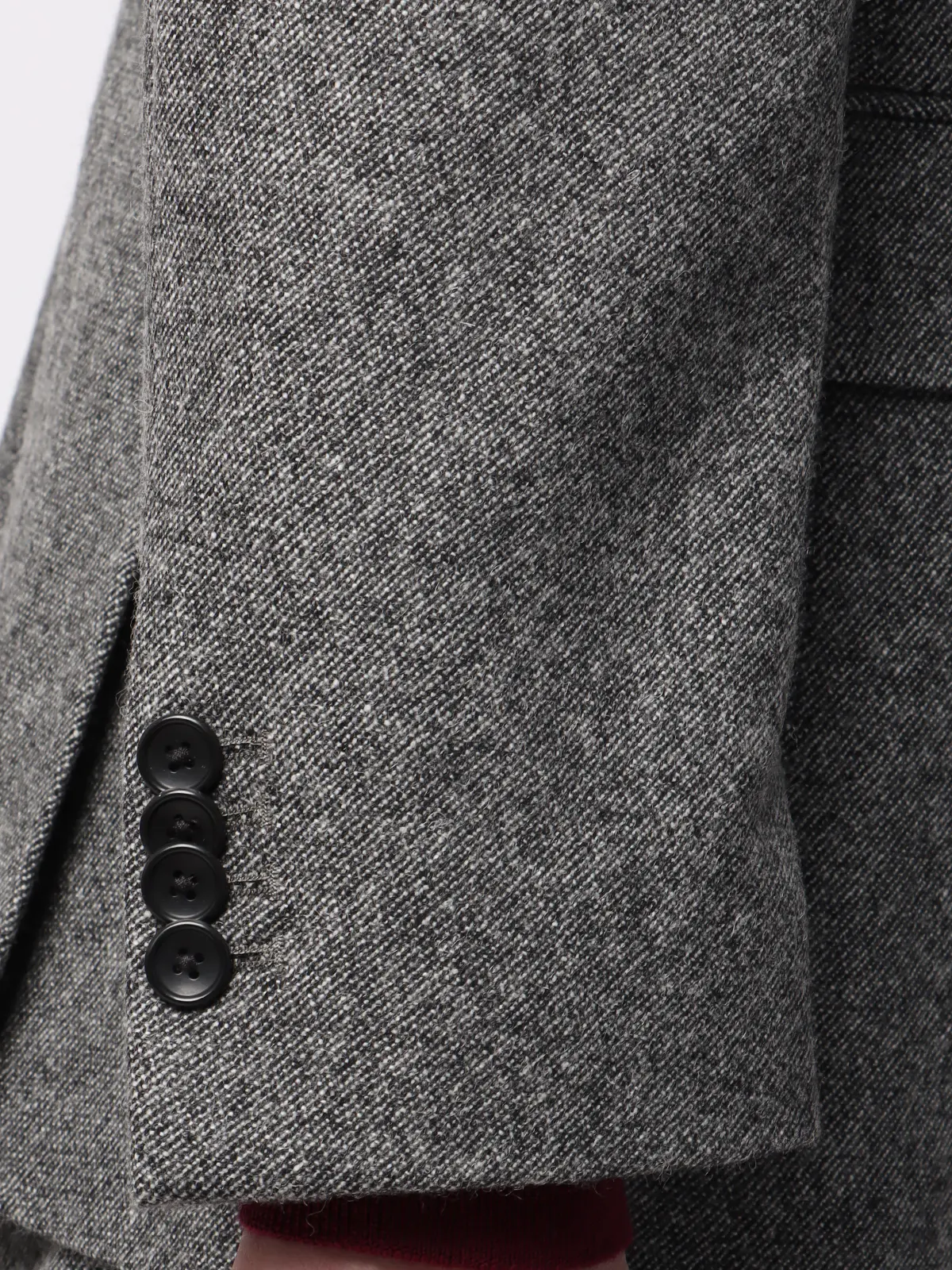 ジャケット／尾州／ウールカシミヤブレンド／ツイル／CR02 グレー SS