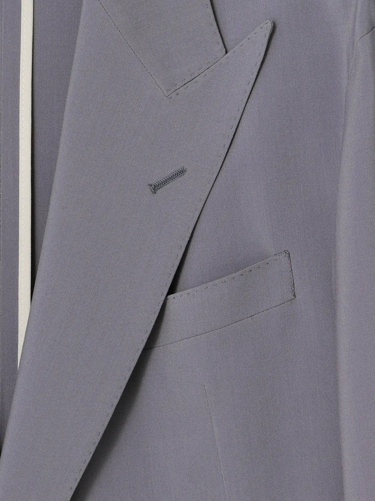 GOOVI／ダブルブレストジャケット／SUPER100'sウールトロピカル／無地 パープル 0