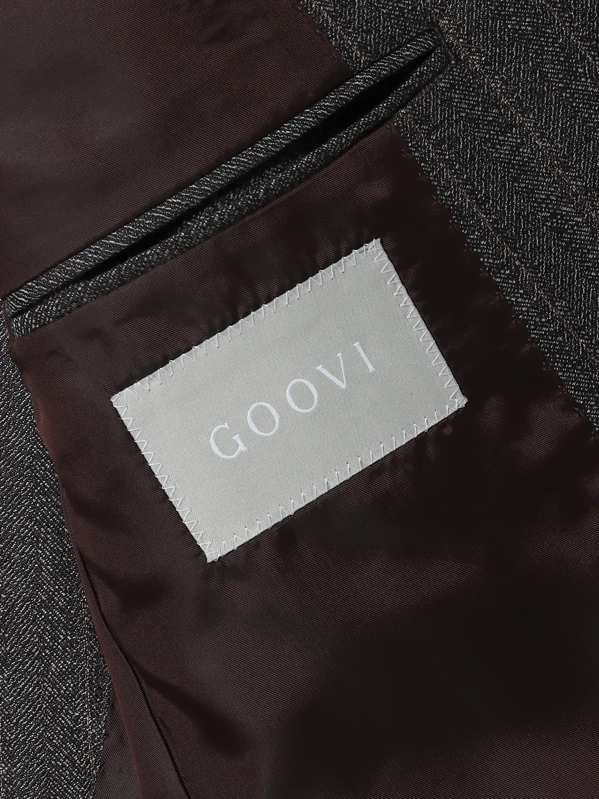 【9／12～WEB先行販売スタート！】GOOVI／ダブルブレストジャケット／ウール ブラウン系 1