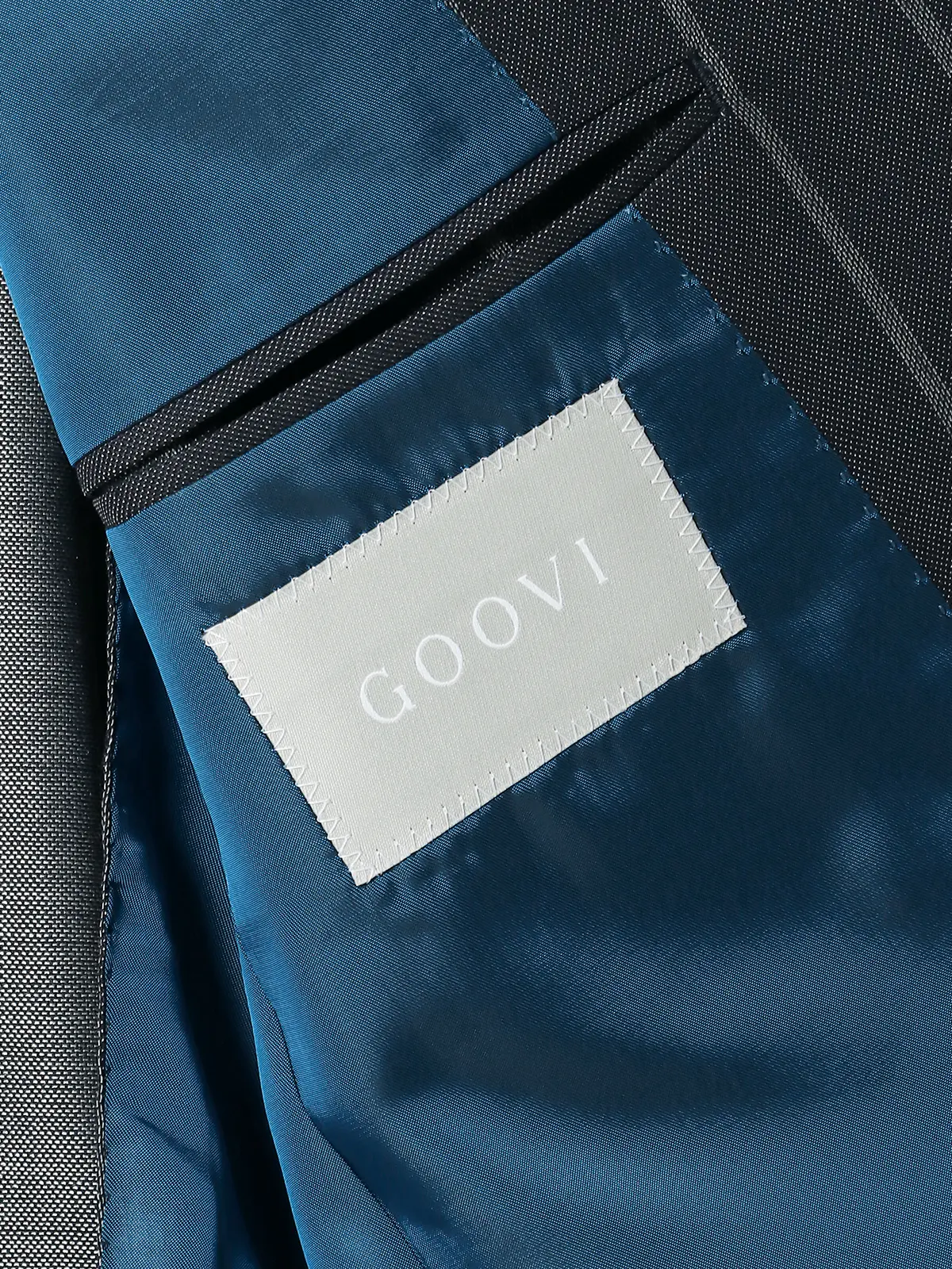 【9／12～WEB先行販売スタート！】GOOVI／ジャケット／ウールシルク ネイビー系 1