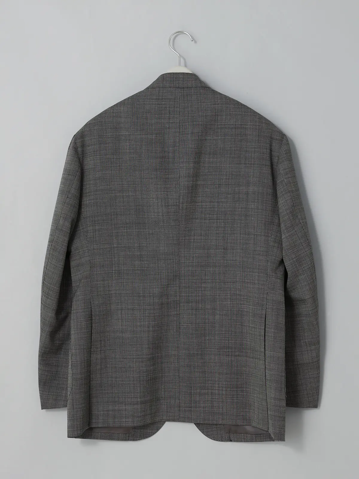 GOOVI／ジャケット／ウールモヘア／トロピカルシャンブレー／織柄 グレー 1