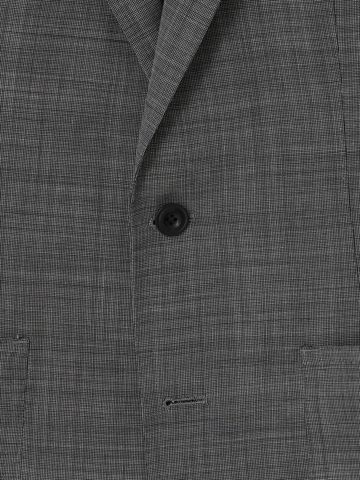 GOOVI／ジャケット／ウールモヘア／トロピカルシャンブレー／織柄 グレー 1