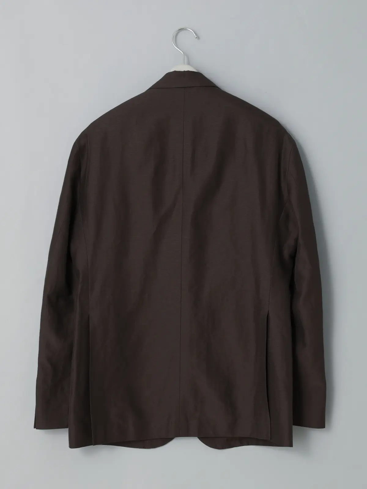 GOOVI／ジャケット／キュプラリネンコットングログラン／織柄 ブラウン 0