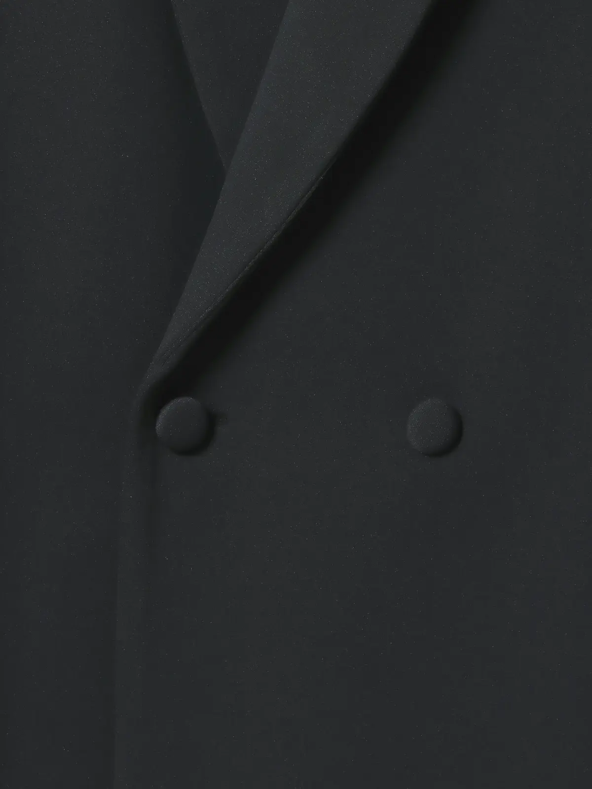 【9月中旬発売予定】GOOVI／ダブルショールカラージャケット／ウォッシャブル／ストレッチ ブラック系 0