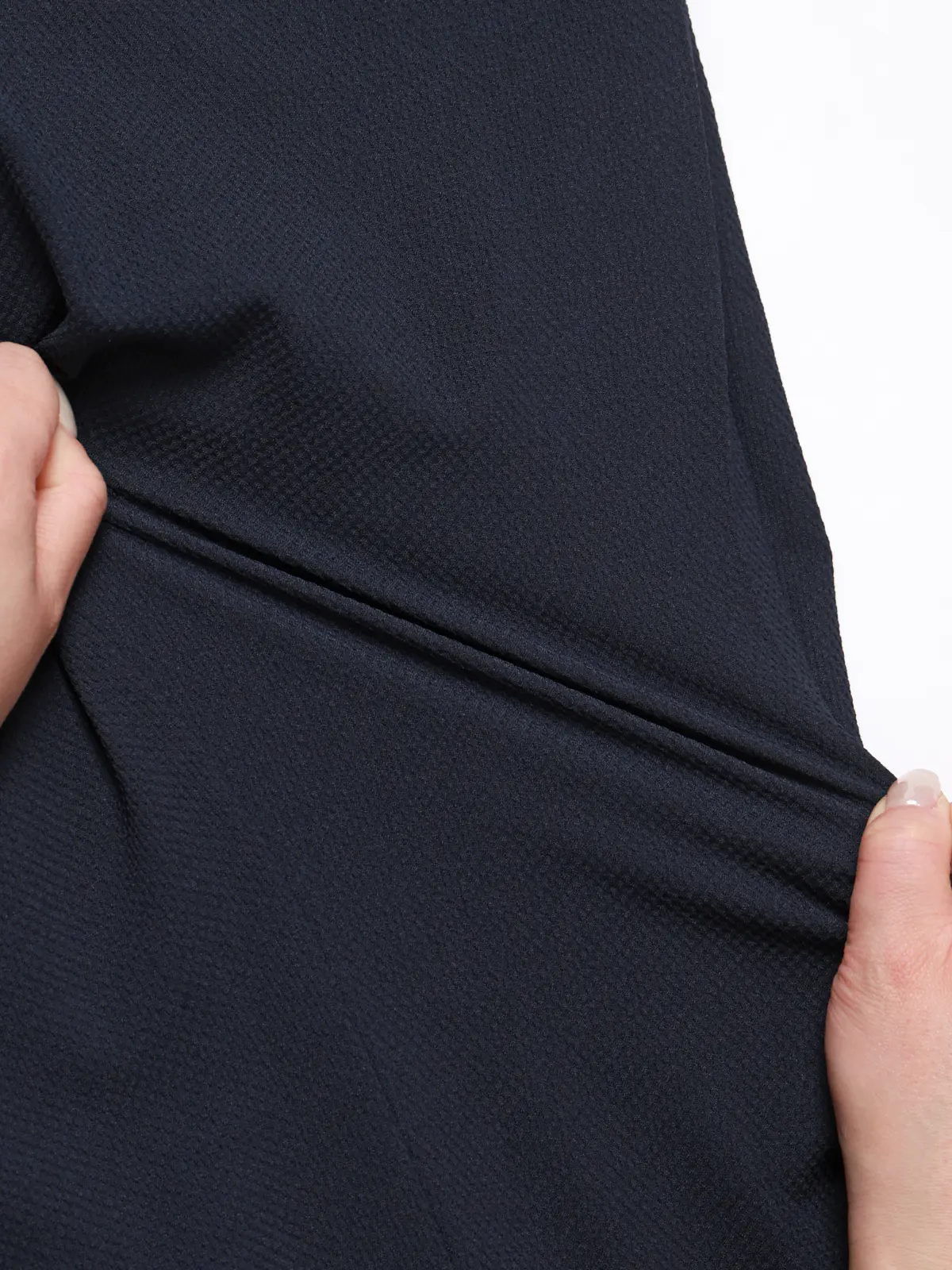 最高ジャケット／ウォッシャブル／ストレッチ／リネンライクポリエステル／CH28 ネイビー S