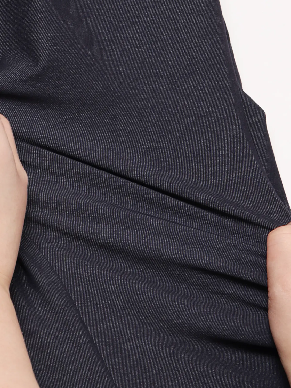 スマみえジャケット／ノーカラー／ウォッシャブル／ストレッチ／CROSS MOVA／SL02-N ネイビー SS