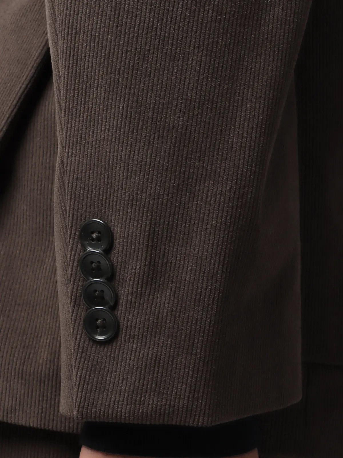 スマみえジャケット/ダブルブレスト/ウォッシャブル/CROSS MOVA/コーデュロイ/SL04 ブラウン SS