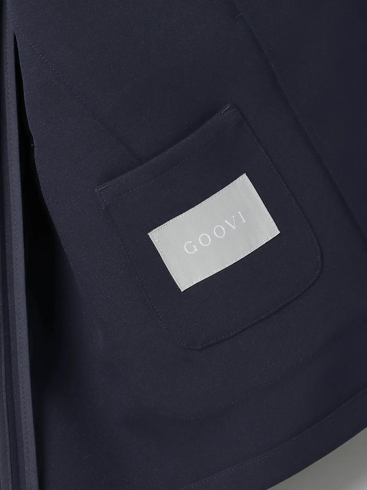 【9／12～WEB先行販売スタート！】GOOVI／ボクシージャケット／ウォッシャブル／ストレッチ ネイビー系 0