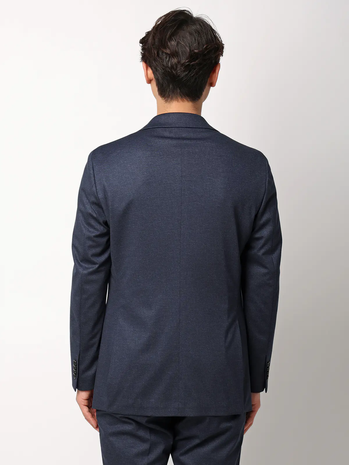 SMACTIVE／ジャケット／ウォッシャブル／ストレッチ／TRジャージー／無地／SL02 ネイビー SS