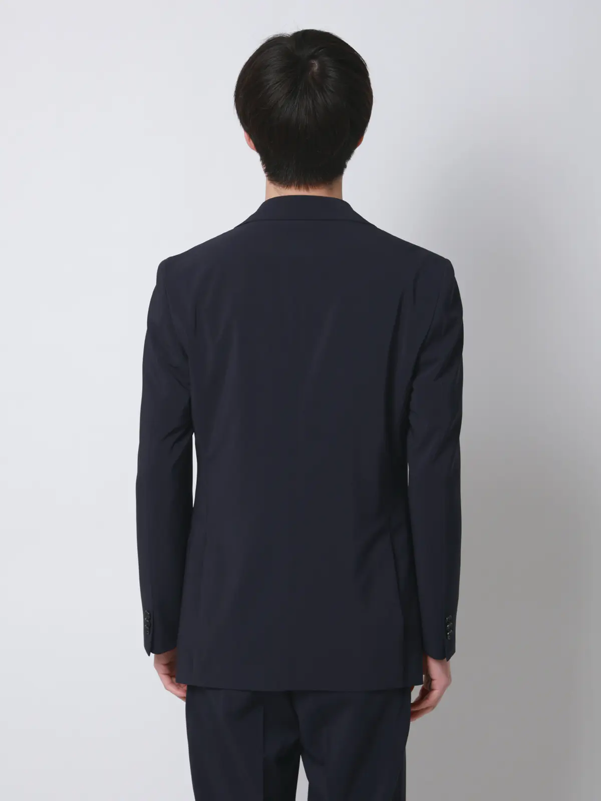 涼しい最高ジャケット／ウォッシャブル／ストレッチ／接触冷感／無地／CH28 ネイビー WideLL