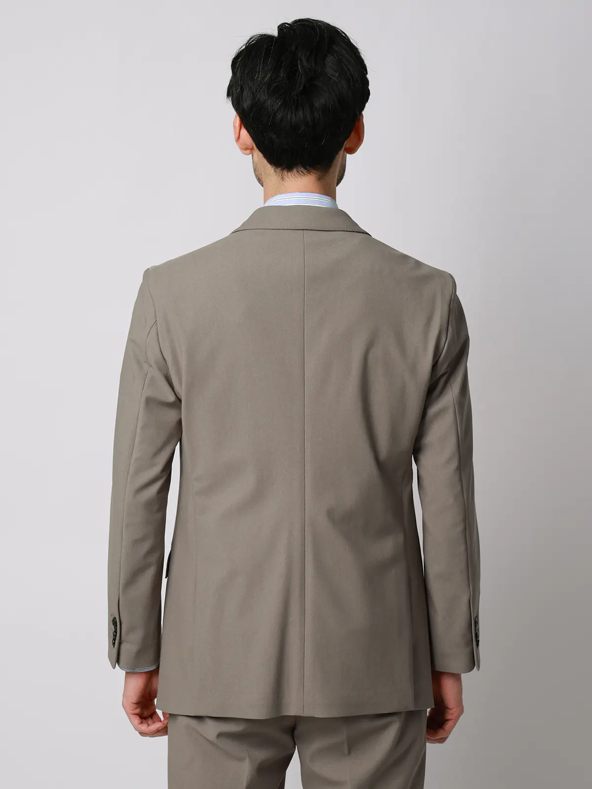 ジャケット/ウォッシャブル/ストレッチ/トリコットジャージー/無地/CR03 ベージュ S