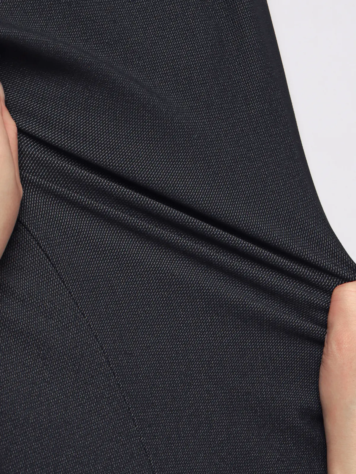 ジャケット／ウォッシャブル／ストレッチ／トリコットジャージー／無地／CR03 ネイビー S