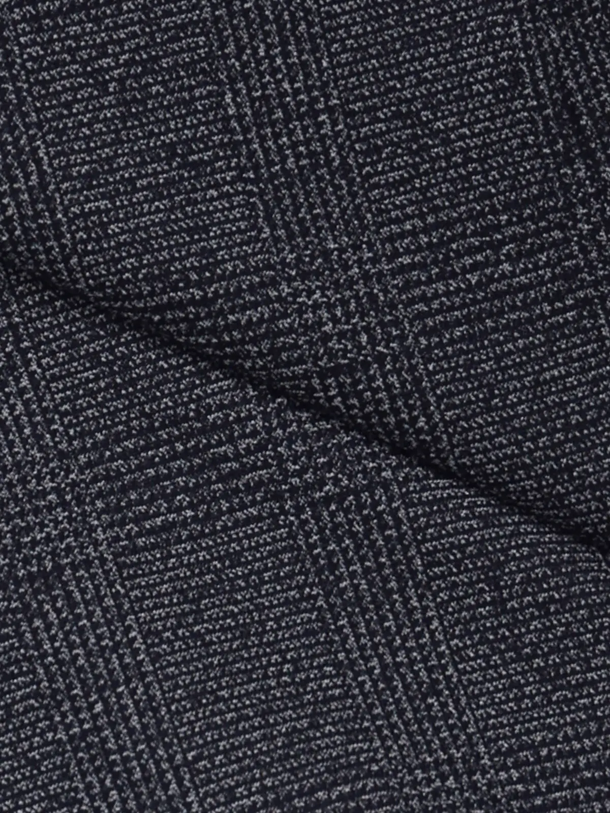 ジャケット／ストレッチ／ハイツイストジャージー／グレンチェック／CR03 ブルー S