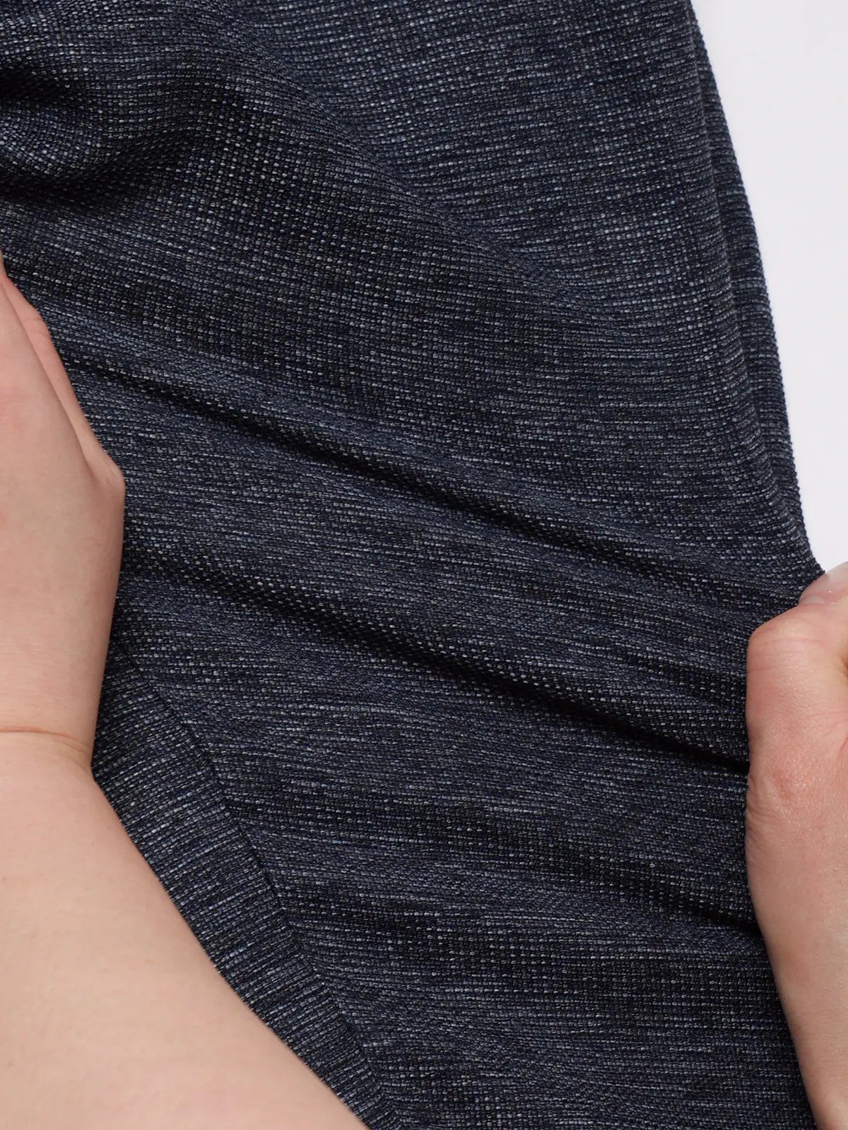 ジャケット/ウォッシャブル/ストレッチ/コットンウールブレンド/織柄/CR03 ブルー S