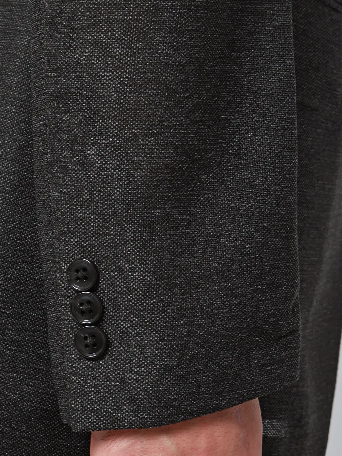 涼しい最高ジャケット／ウォッシャブル／ストレッチ／からみ織り／織柄／CH28 グレー S