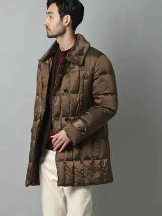 秋冬／テーラードダウンコート