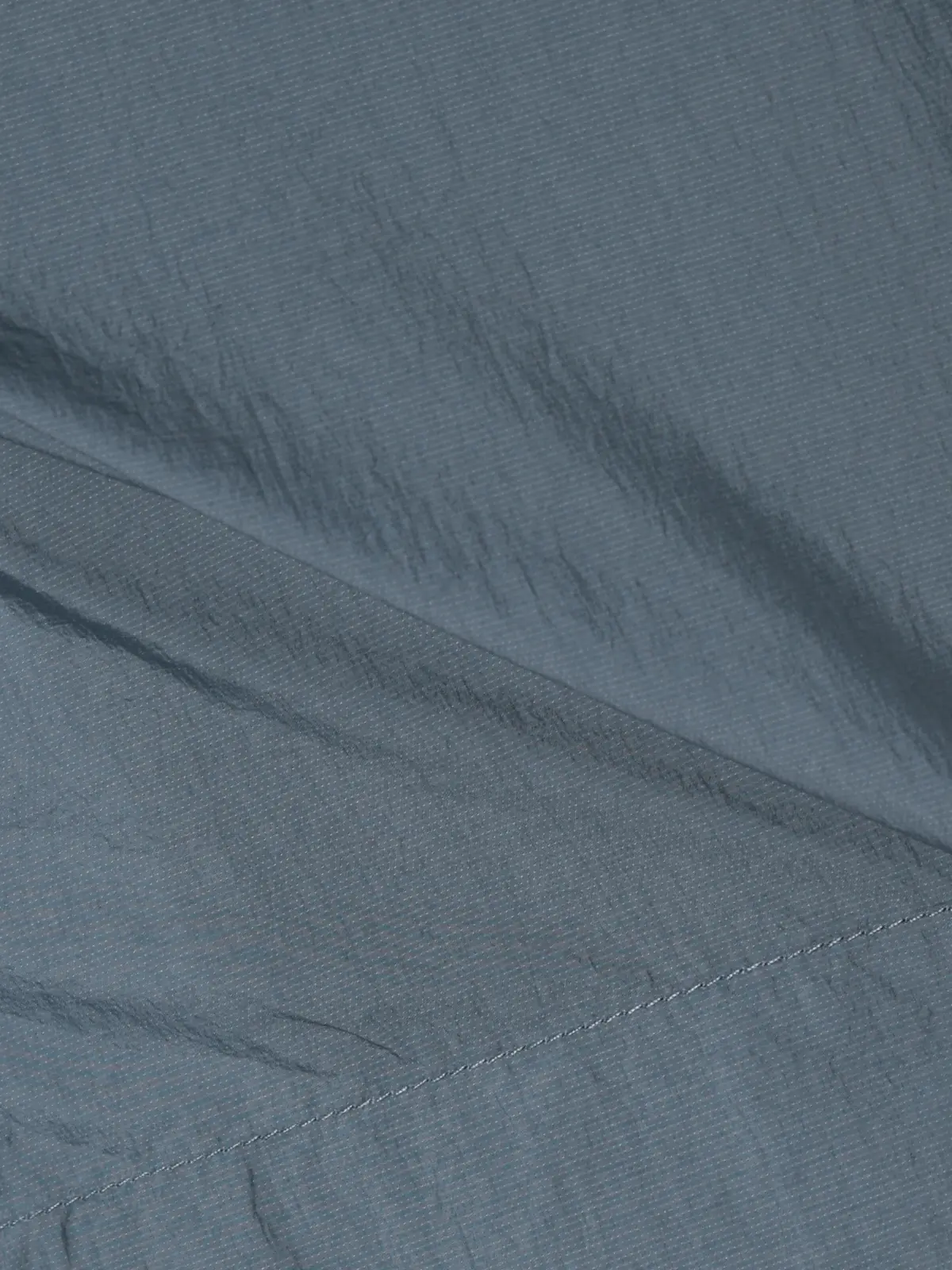 FLAT/Vカラーアウター/ウォッシャブル/UVカット/軽量/ナイロンワッシャー/無地 ブルー M