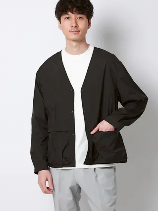 FLAT／Vカラーアウター