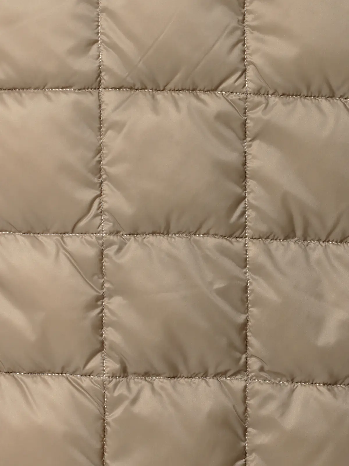 インナーダウンベスト／TAION／ナイロン ベージュ S