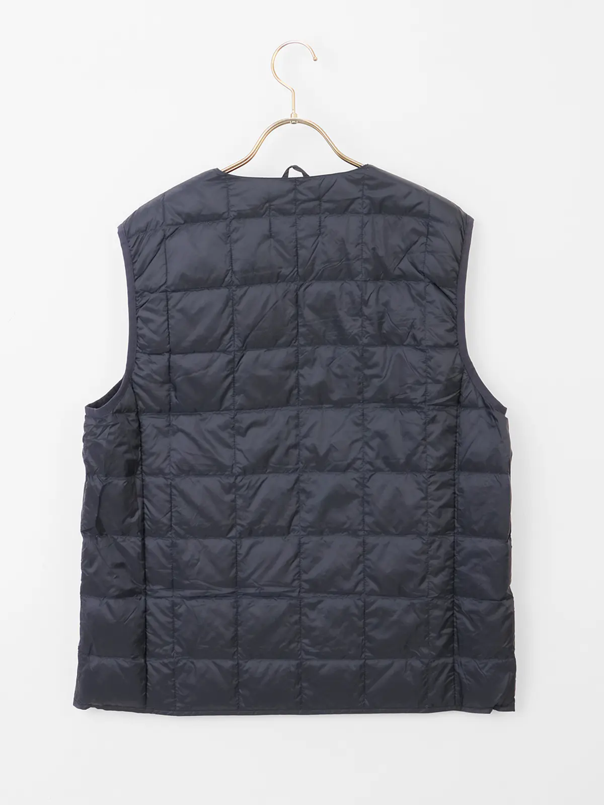 インナーダウンベスト/TAION/ナイロン ネイビー S