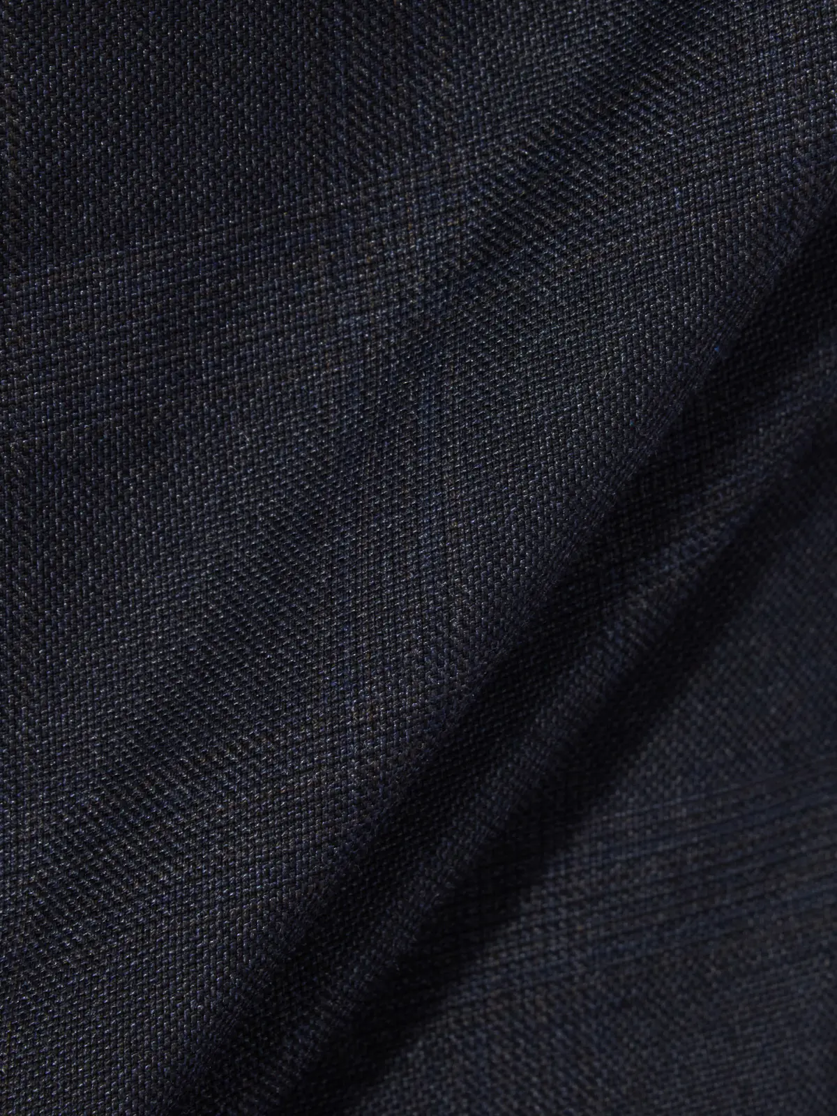 テーパードパンツ/ウォッシャブル/ストレッチ/WOOLISH/グレンチェック ネイビー 34(5号)