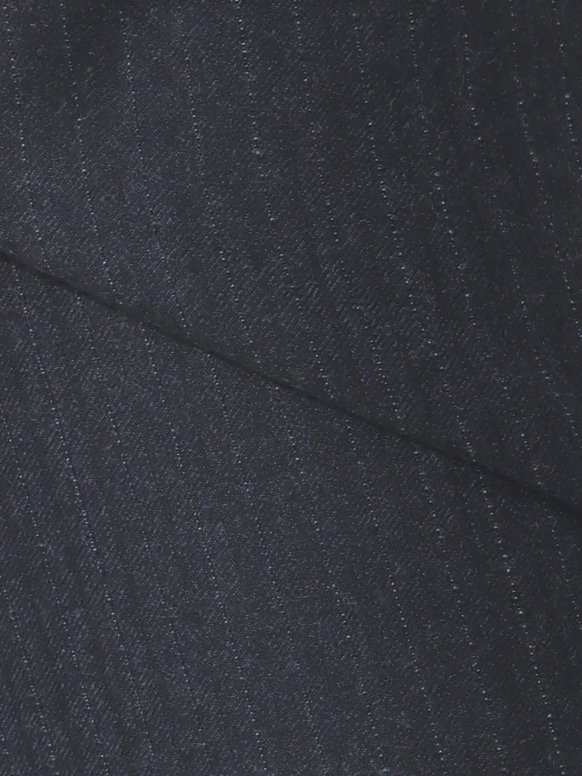 セミワイドパンツ／REDA／SUPER110'sウール／ストライプ ネイビー 36(7号）