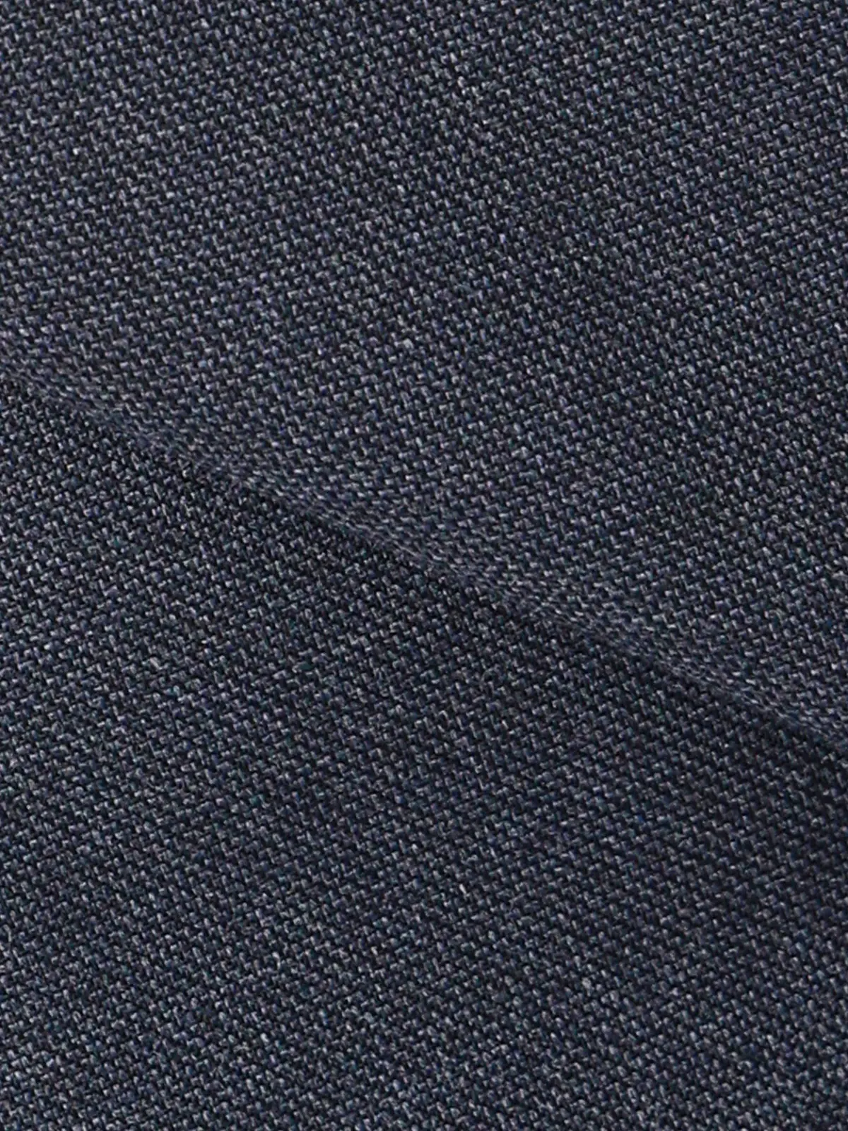 テーパードパンツ／Carreman／ウォッシャブル／接触冷感／デニムライクストレッチ／無地 ネイビー 36(7号）