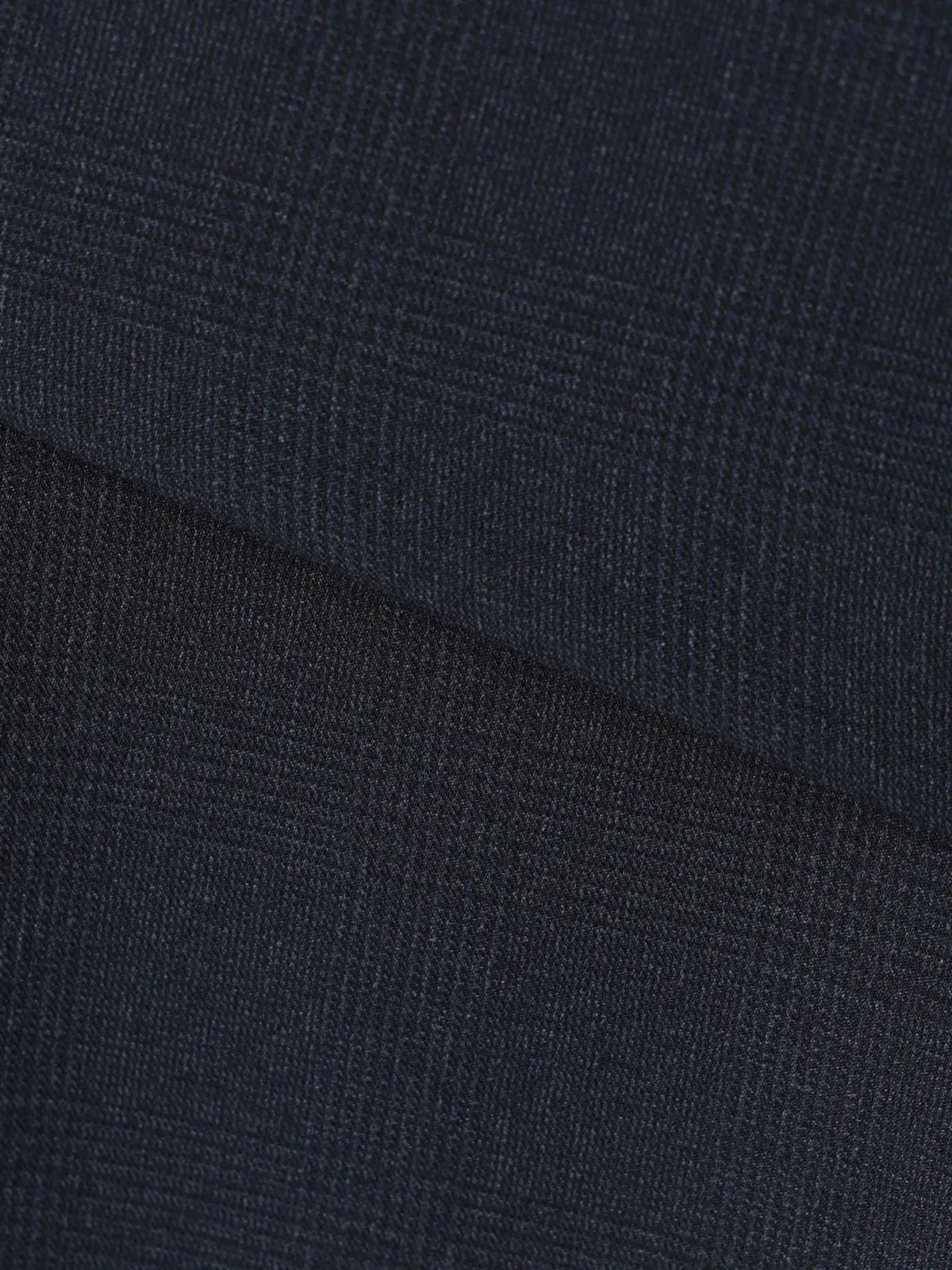 ワイドパンツ/ウォッシャブル/ストレッチ/グレンチェック/Suit Buffet ネイビー 36(7号)