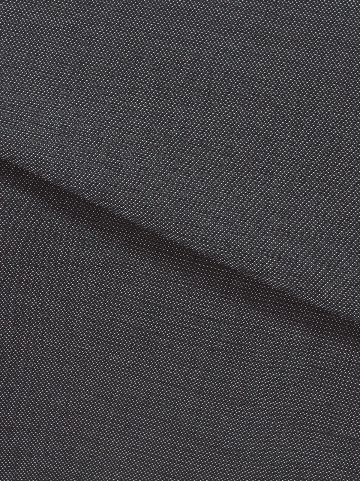 テーパードパンツ/ウォッシャブル/ストレッチ/ウールブレンド/ピンチェック グレー 34(5号)