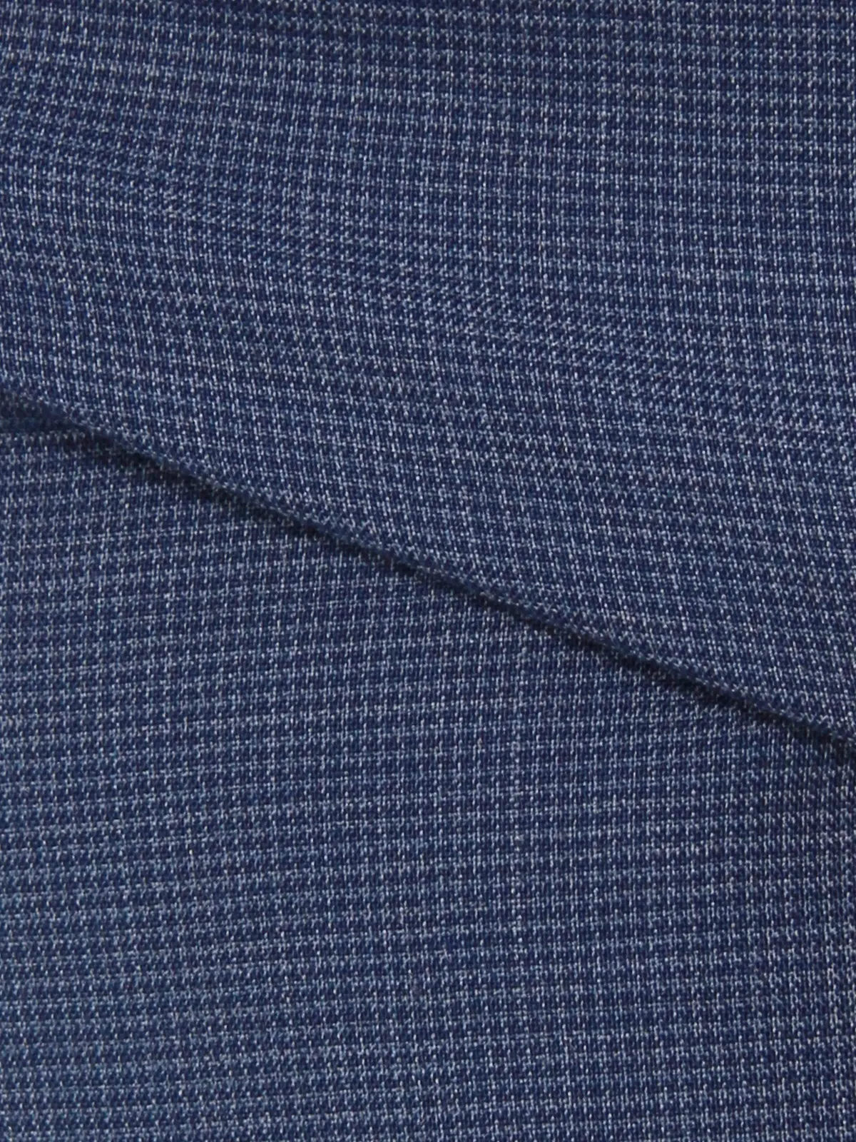 【訳アリ商品】テーパードパンツ/ウォッシャブル/トロピカルストレッチ/ハウンドトゥース ブルー 36(7号)