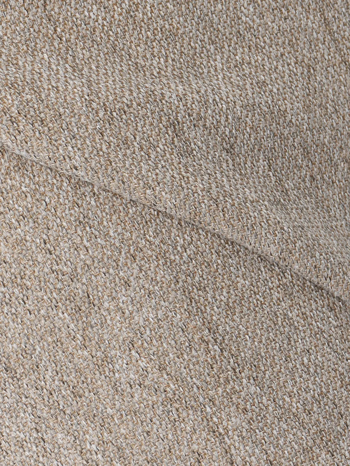 CHANTOWA/タックテーパードパンツ/ウォッシャブル/ツイードライクシャンブレー/織柄 ベージュ 36(7号)