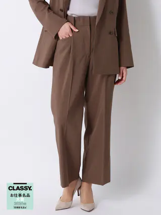 春夏／タックワイドパンツ