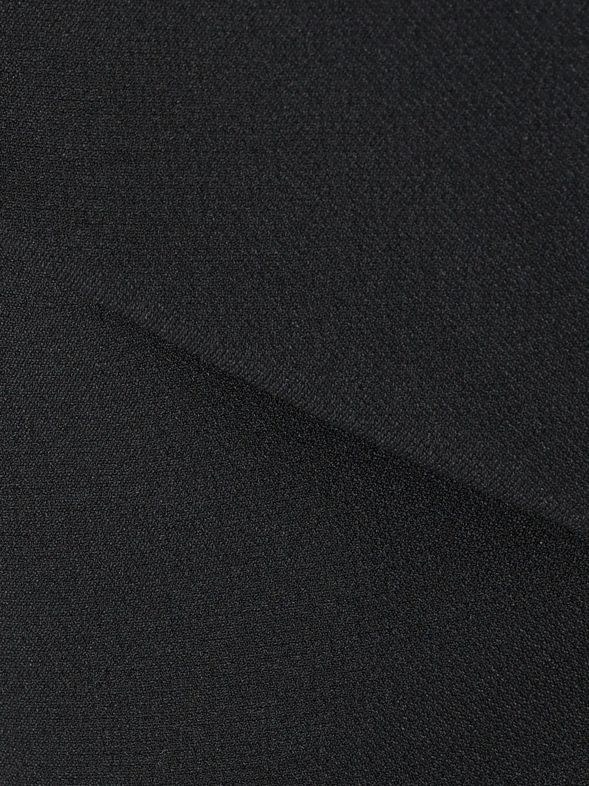 CHANTOWA／タックストレートパンツ／ウォッシャブル／ストレッチオックス／無地／ベルト付き ブラック 36(7号）