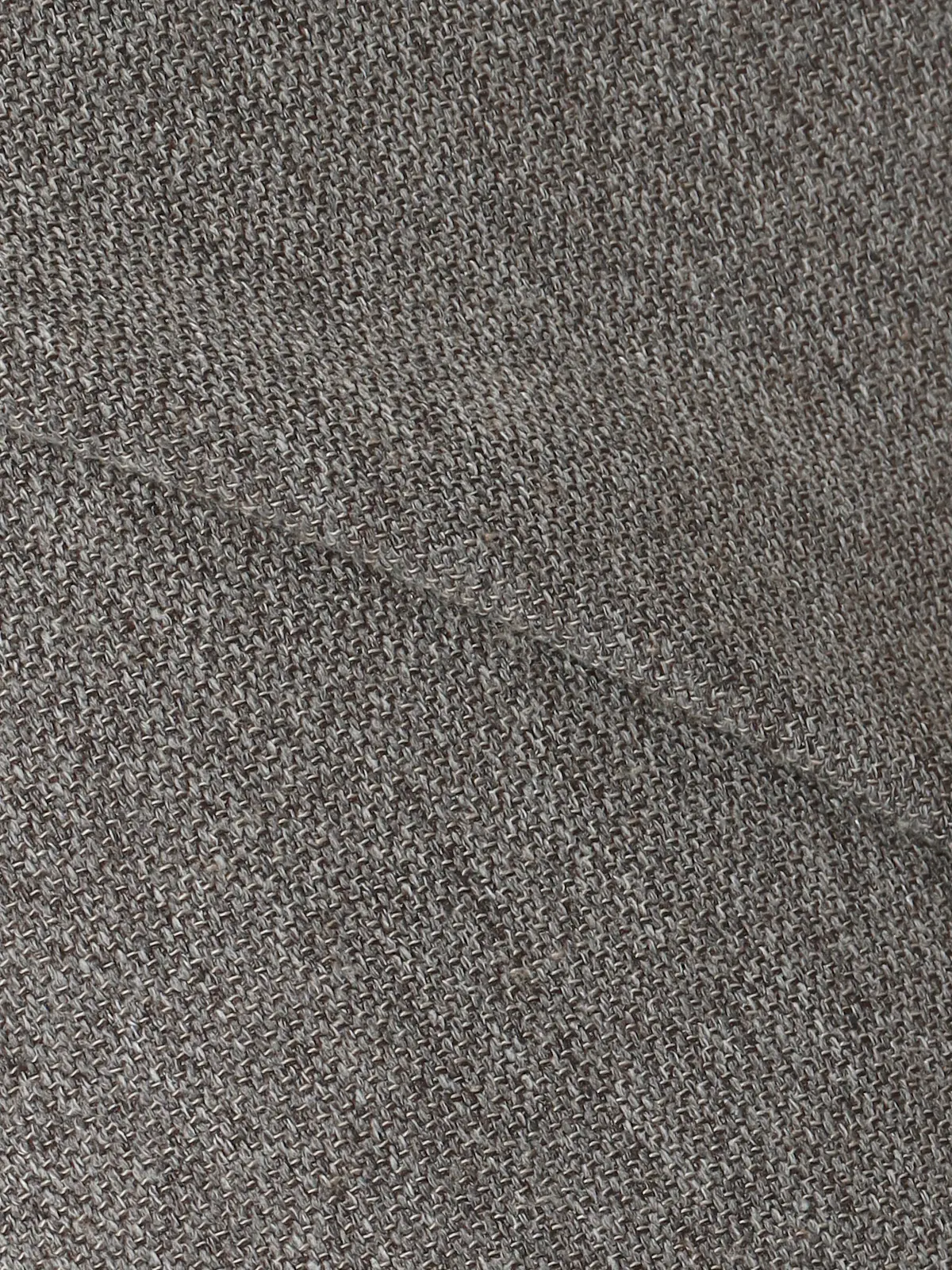 CHANTOWA/サイドタックスカート/ウォッシャブル/ツイードライクシャンブレー/織柄 グレー 36(7号)