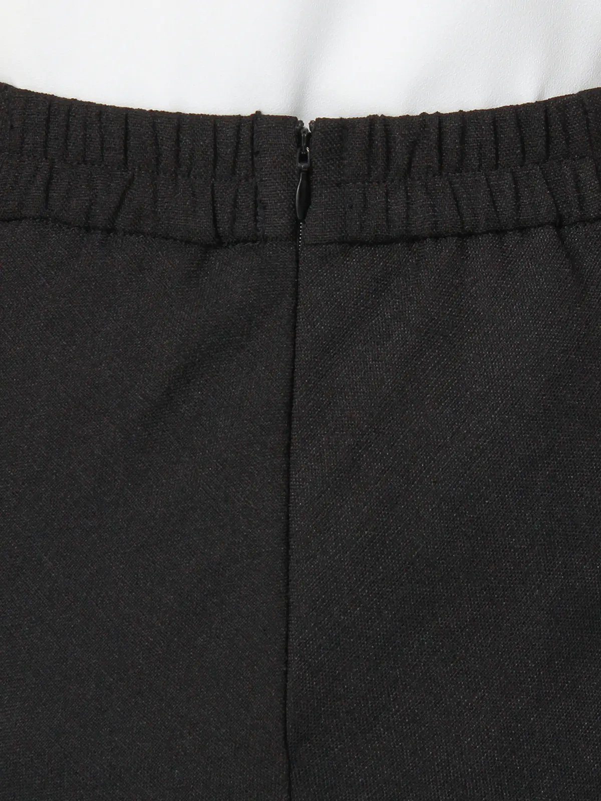 【訳アリ商品】フレアスカート/ウォッシャブル/抗菌/防臭/スラブオックスストレッチ/無地 ブラック 38(9号)